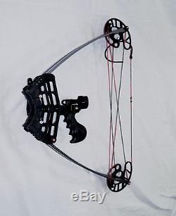 50 lbs Delta Hunting bow, Only 22 from axle to axle BLACK