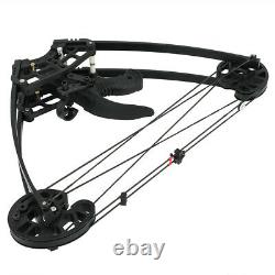 50lbs Black Archery Triangle Compound Bow Hunting Right Left Hand Fishing Bear