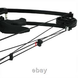 50lbs Black Archery Triangle Compound Bow Hunting Right Left Hand Fishing Bear