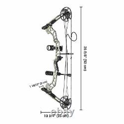 70 Lbs Professional Compound Bow Kit Adult Right Hand Target Practice Hunting