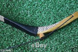 70lb Handmade Recurve Bow Real Snakeskin Bow Mongolian Longbow Archery Hunting