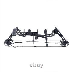 Adult Compound Bow Kit 329fps 35-70lbs Archery Hunting Shooting &12 Arrows