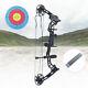 Adult Compound Bow Set Archery Hunting Shooting + 12 Arrows 35-70lbs 329fps Usa