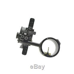 Archery 1 Pin Compound Bow Sight Pointer Adjustable Micro Adjustable Hunting