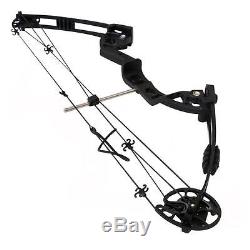 Archery 30-60Lbs Black Compound Bow Adult Right Hand Target Hunting 24-29 draw