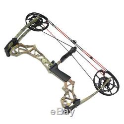 Archery Compound Bow 40-60lbs Hunting Fishing Catapult Steel Ball Dual-use Shoot
