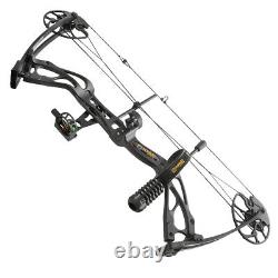 Archery Compound Bow Set 0-60lbs Carbon Arrows Archery Hunting Target Shooting