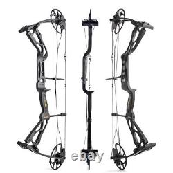 Archery Compound Bow Set 0-60lbs Carbon Arrows Archery Hunting Target Shooting