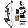 Archery Compound Bow Set 30-55lbs Sight Stabilizer Arrow Rest Sling Bow Hunting