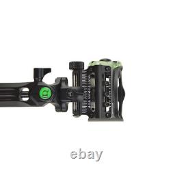 Archery Compound Bow Sight Lock Micro 5 Pin. 019 Adjustable Long Pole Hunting