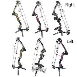 Archery Compound Bows 20-70LBS Left/Right Hand Hunting Bow Arrow Rest Set