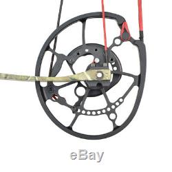 Archery Fishing Hunting Dual-use Compound Bow 40-60lbs Catapult Steel Ball Camo