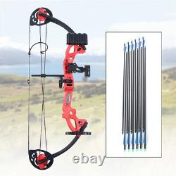 Archery Hunting Compound Bow 15-25 lbs Pro Right Hand Kit Bow Target Practice US