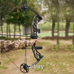 Archery Hunting Compound Bow & Arrows & Access Hunting SET IBO 320fps 19-70lbs