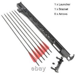 Archery Rapid Bow Shooter Launcher 6 Arrows Orbital Compound Recurve Bow Hunting