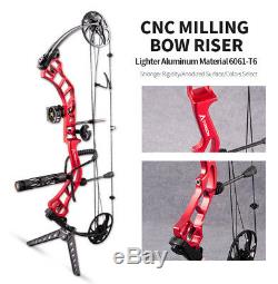 Archery Trigon Compound Bow Set Kit 19-70lbs Arrows Stabilizer Sight Bag Hunting