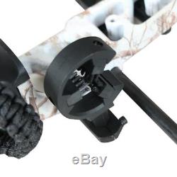 Archery White Compound Bow and Arrows Adjsutable Hunting USA Limbs Right Hand