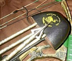 BEAR ARCHERY, HUNTING SHOWDOWN COMPOUND BOW With BUCHEIMER BAG ARROWS & MORE