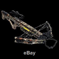 Barnett Wildgame XB380 380 FPS Compound Hunting Crossbow Package, Camouflage