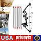 Battleship Compound Bow With 12pcs Arrows 30-60lbs Archery Target Hunting Set