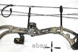Bear Encounter First Edition Compound Bow with Trophy Ridge Sight, Arrows