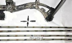 Bear Encounter First Edition Compound Bow with Trophy Ridge Sight, Arrows