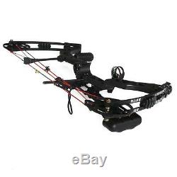 Black Archery Compound Bow Right Hand Hunting Kit Adult Shooting Target 35-70lbs