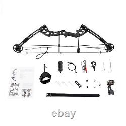 Black Archery Hunting Compound Bow Kit Beginner Archery Tool Right-Hand 30-60lbs