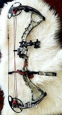BowTech Insanity CPX RH 60 70# Camo 26 to 30 Draw Lenght ready to hunt