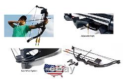 Bow and Arrow Set Compound Kit Target Practice Archery Hunting Mature Outdoor