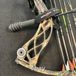 Bowtech Carbon Zion Bow RH Site + Rest 70lbs Ready To Hunt With Release