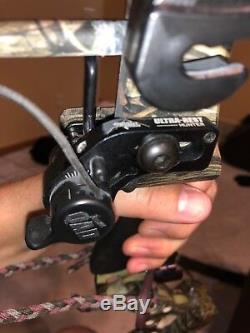 Bowtech Tomkat Compound 3D Hunting Bow Ultra Rest Hunter G5 Rock 4pin Sight