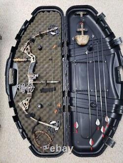 Bowtech Tomkat Compound Bow, ARCHERY DEER Hunting RH & Hard Case, Arrows