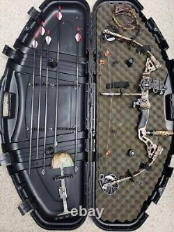 Bowtech Tomkat Compound Bow, ARCHERY DEER Hunting RH & Hard Case, Arrows