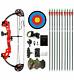 Compound Bow 15-29lbs Right Hand Hunting Archery Target +10pcs 30 Carbon Arrows