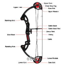 Compound Bow 15-29 lbs Right Hand Hunting Archery Target with Max Speed 260fps