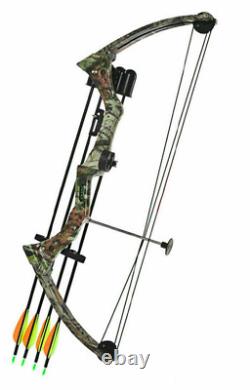 Compound Bow 20lbs Right Hand Archery Camo Set Arrow Hunting Bow Hunting