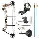 Compound Bow 30-55lbs Archery Hunting Set Equipment Right Handed, Green Camo New