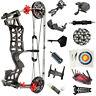 Compound Bow 30-60lbs Steel Ball 21'' Axis Archery Archery Hunting Fishing Rh Lh