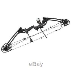 Compound Bow 30-70lbs Adjustable Arrow Rest Carbon Arrows Archery Shoot Hunting