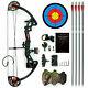 Compound Bow Archery Kit For Youth & Beginner Right Handed 19-28 Draw Length