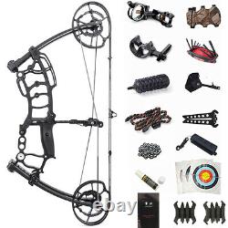 Compound Bow Dual-Use Steel Ball Arrow 40-65lbs Short Axis Archery Hunting RH LH