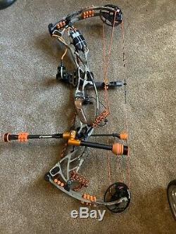 Compound Bow Hunting Hoyt Defiant 30 RH (2017) DL 26-28 DW60-70 Fully Equipped