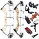 Compound Bow Kit 30-70lbs Carbon Arrows Adjustable 320fps Archery Bow Hunting