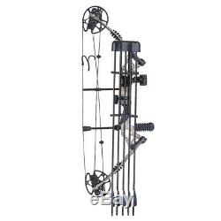 Compound Bow Kit with Arrow Adjustable 20-70lbs Target Archery Right Hand Hunting