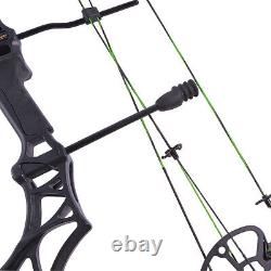 Compound Bow Set 30-70lbs Arrow Adjustable 320fps Archery Hunting Shoot Target
