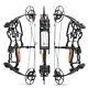 Compound Bow Short Axis 50-75lbs Archery Hunting Fishing Shooting Rh Lh 340fps