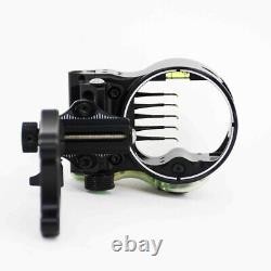 Compound Bow Sight 5 Pin (. 019) Archery Micro Adjustable Stainless Steel Hunting