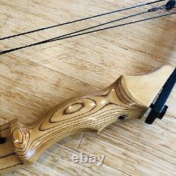 Compound Bow Wood Hand Made Hunting Archery WHP 33911 2431