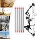 Compound Bow With 12 Arrows Portable Hunting Sport Set Right Hand Archery Tools